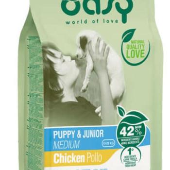 Oasy Dog Lifestage Puppy&Junior Medium 12 kg kép