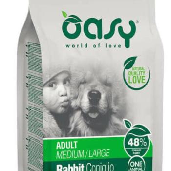 Oasy Dog OAP Adult Medium/Large Rabbit 12 kg kép