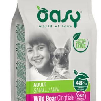 Oasy Dog OAP Adult Small/Mini Wild Boar 800 g kép