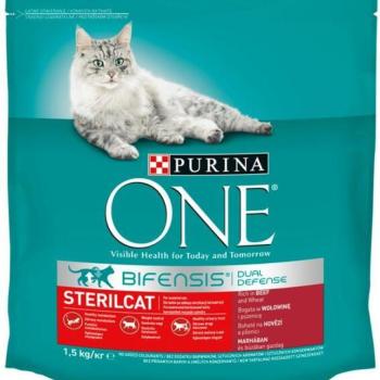 ONE Sterilcat beef 1,5 kg kép