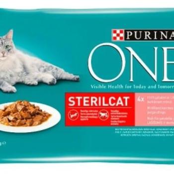 ONE Sterilcat salmon 4x85 g kép