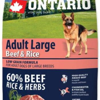 ONTARIO Adult Large Beef & Rice 2,25 kg kép