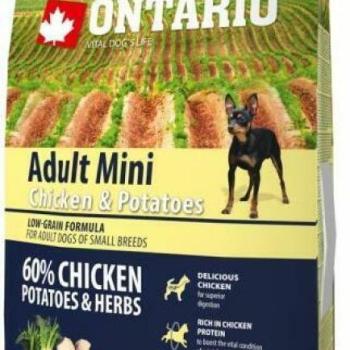 ONTARIO Adult Mini Chicken & Potatoes 6,5 kg kép