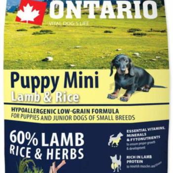 ONTARIO Puppy Mini Lamb & Rice 2,25 kg kép