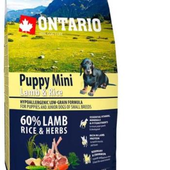 ONTARIO Puppy Mini Lamb & Rice 6,5 kg kép