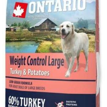 ONTARIO Weight Control Large Turkey & Potatoes 12 kg kép