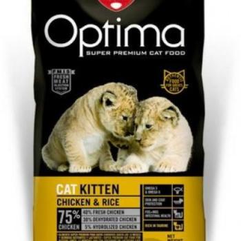 Optimanova Cat Kitten chicken & rice 400 g kép