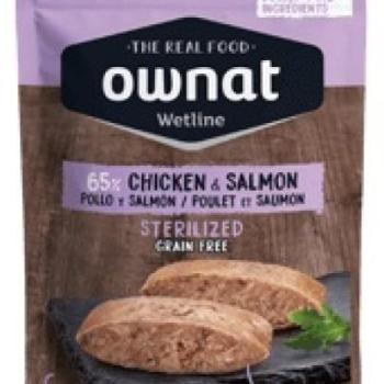 Ownat Cat Wetline Sterilized Chicken & Salmon alutasak 85 g kép