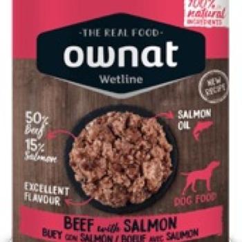 Ownat Dog Wetline Beef & Salmon konzerv 395 g kép