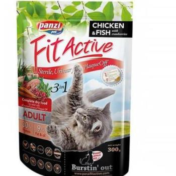 Panzi Fit Active 3in1 Adult chicken & fish 300 g kép