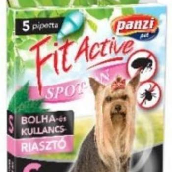 Panzi FitActive kullancs- és bolhariasztó Spot-on S 5x1 ml kép