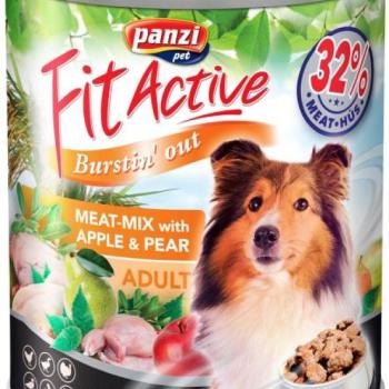 Panzi FitActive Meat-Mix with Apple & Pear 415 g kép