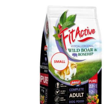 Panzi FitActive Pure Small Hypoallergenic Wild boar & Rosehip 3 kg kép