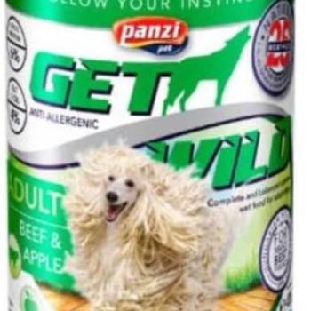 Panzi GetWild Dog Adult Beef & Apple 415 g kép