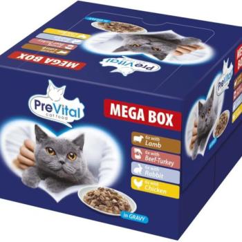 Partner in Pet Food PreVital Mega Box in gravy 24x100 g kép