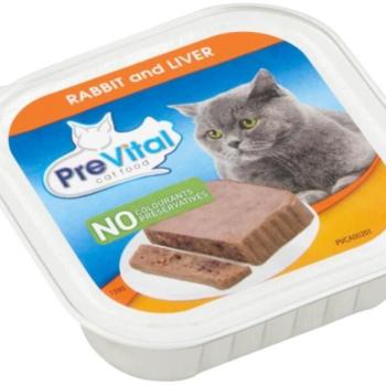 Partner in Pet Food PreVital rabbit & liver tray 100 g kép