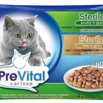 Partner in Pet Food PreVital Sterile poultry & liver 4x100 g kép