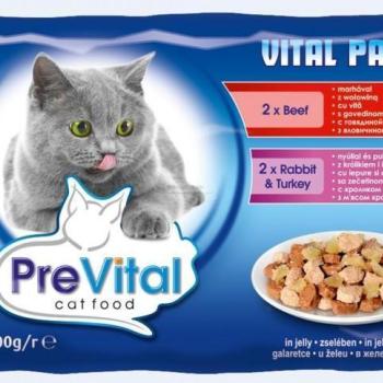 Partner in Pet Food PreVital Vital Pack beef, rabbit & turkey 4x100 g kép