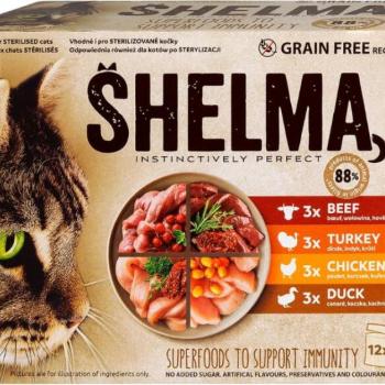 Partner in Pet Food Shelma beef/turkey/chicken/duck 12x85 g kép