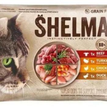 Partner in Pet Food Shelma beef/turkey/chicken/duck 4x85 g kép