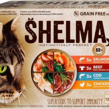 Partner in Pet Food Shelma salmon/beef/cod/chicken 12x85 g kép