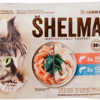 Partner in Pet Food Shelma salmon & cod 4x85 g kép