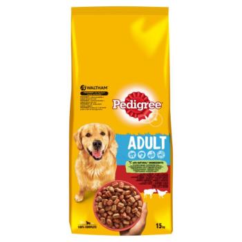 Pedigree Adult szárazeledel marhahússal és baromfihússal 15 kg kép