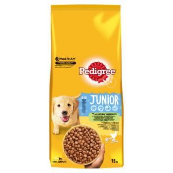 Pedigree Junior szárazeledel csirkehússal és rizzsel 15 kg kép