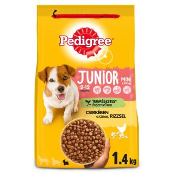 Pedigree Mini Junior szárazeledel csirkehússal és rizzsel 1,4 kg kép