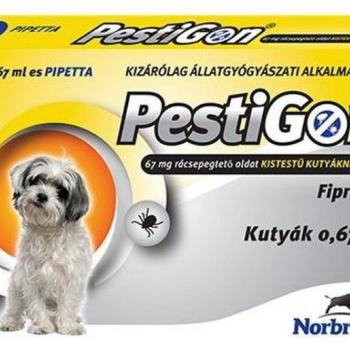 Pestigon Spot On S 2-10 kg 4x0,67 ml kép