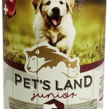 Pet's Land Dog Junior - Beef & Lamb With Apple 415 g kép