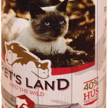 Pet's Land Junior beef's liver & lamb with apple 415 g kép