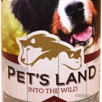 Pet's Land Land Dog Beef & Lamb - Apple 1240 g kép