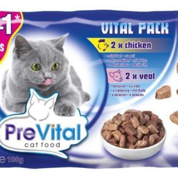 PreVital Vital Pack chicken & veal 4x100 g kép