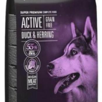 PrimaDog Active Grain Free Adult All Breeds Duck & Herring 10 kg kép