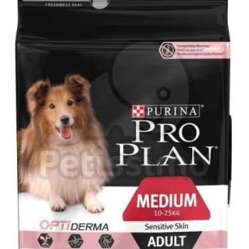 PRO PLAN OptiDerma Adult Medium Sensitive Skin Salmon 3 kg kép