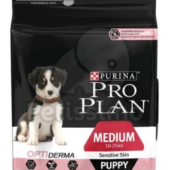 PRO PLAN OptiDerma Puppy Medium Sensitive Skin 3 kg kép