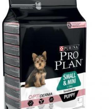 PRO PLAN OptiDerma Small & Mini Puppy Sensitive Skin 3 kg kép