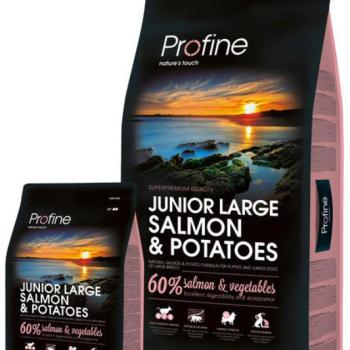 Profine Junior Large Salmon & Potatoes 15 kg kép