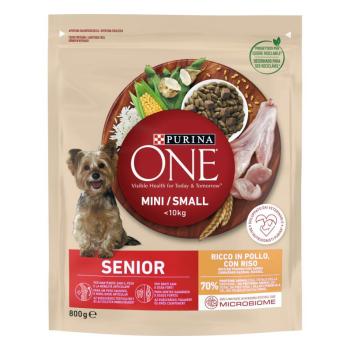 Purina ONE Mini Senior száraz kutyaeledel 800 g kép