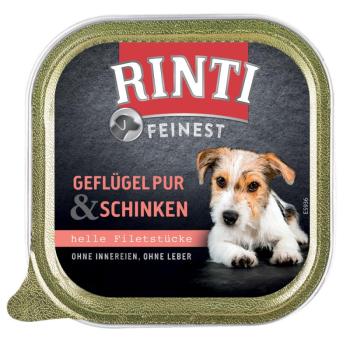 RINTI Feinest gazdaságos csomag 22 x 150 g - Szárnyas pur & sonka kép