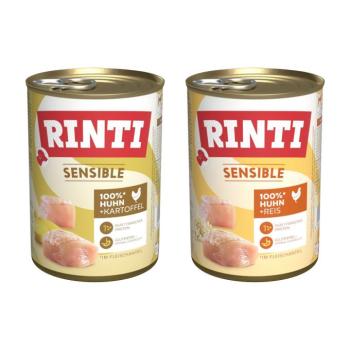 RINTI Sensible gazdaságos csomag 24 x 400 g - Mix 1: csirke & rizs + csirke & burgonya kép