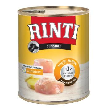 RINTI Sensible gazdaságos csomag 24 x 800 g - Csirke & burgonya kép