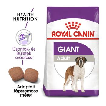 Royal Canin Giant Adult - óriás testű felnőtt kutya száraz táp 15 kg + 3 kg ajándékba! kép