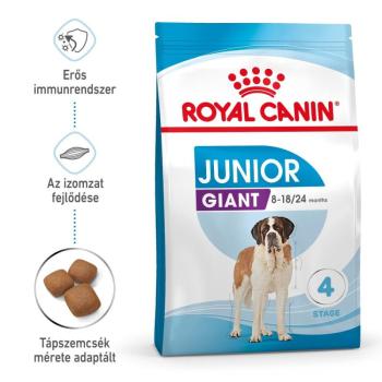 Royal Canin Giant Junior - óriás testű kölyök kutya száraz táp 15 kg kép