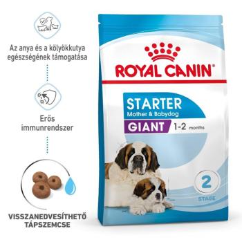 Royal Canin Giant Starter Mother & Babydog - óriás testű kölyök és vemhes kutya száraz táp 15 kg kép