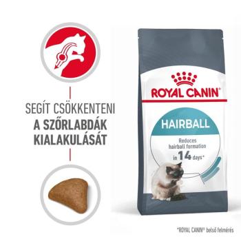 Royal Canin Hairball Care - száraz táp felnőtt macskák részére a szőrlabdák könnyebb eltávozásáért 10 kg kép