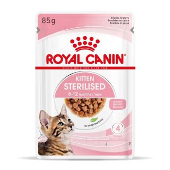 Royal Canin Kitten Sterilised - ivartalanított kölyök macska nedves táp 12 x 85 g kép