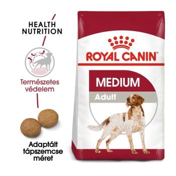 Royal Canin Medium Adult - közepes testű felnőtt kutya száraz táp 15 kg kép