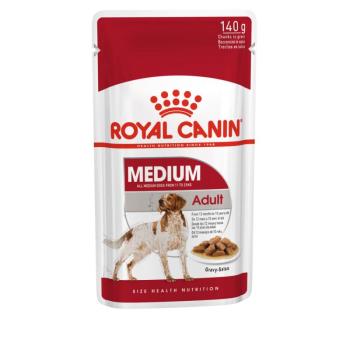 Royal Canin Medium Adult - szószos nedves táp, közepes testű felnőtt kutya részére 10 x 140 g kép